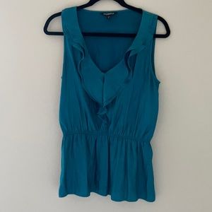 Express v-neck peplum blouse